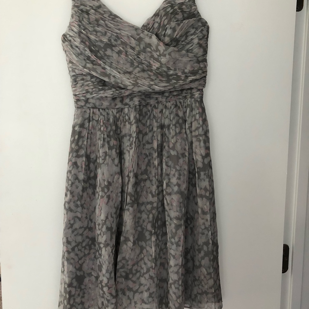 J Crew Pink, White, and Grey Dress - Picture 3 of 7